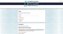 Desktop Screenshot of members.teamdressage.com
